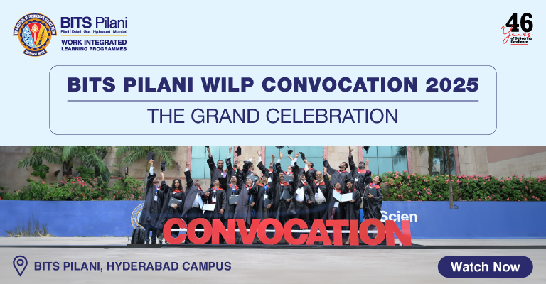 Over 8,450 Working Professionals Graduate at BITS Pilani WILP Convocation 2025